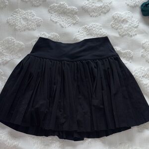 Aerie OFFLINE • Black Pleated Athletic Skirt